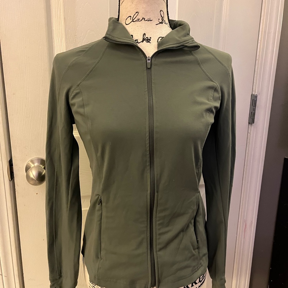 Avia Forest Green Zip-Up Jacket